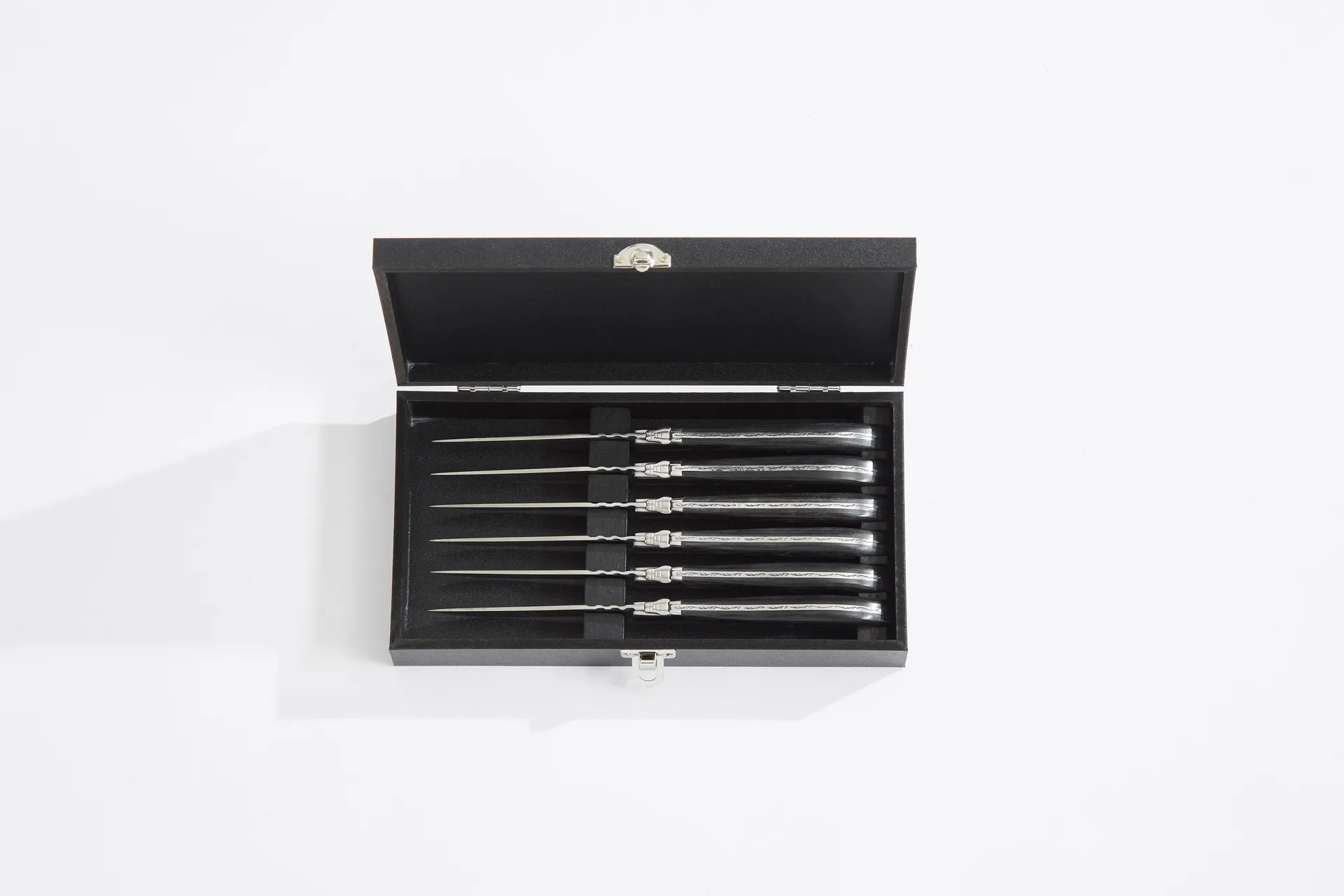 Laguiole By Hâws grillgafler 6 pak, Black Wood Hâws