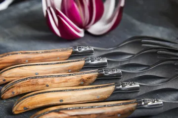 Laguiole By Hâws grillkniv 6 pak - Olive - Hâws