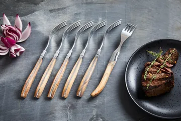 Laguiole By Hâws grillkniv 6 pak - Olive - Hâws