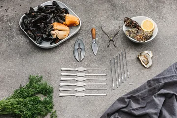 Laguiole by Hâws skaldyrsæt 15-dele - Olivtræ-rustfrit stål - Hâws