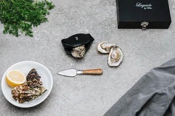 Laguiole by Hâws østersæt 2 dele - Olivtræ-rustfrit stål - Hâws