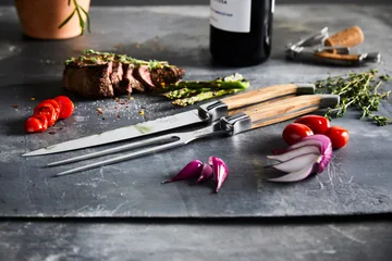 Laguiole By Hâws tranchersæt 2 dele - Olive - Hâws