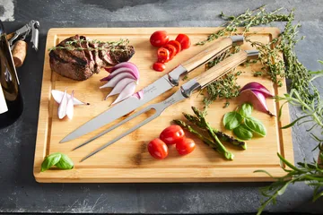 Laguiole By Hâws tranchersæt med skærebræt 3-dele - Olive - Hâws