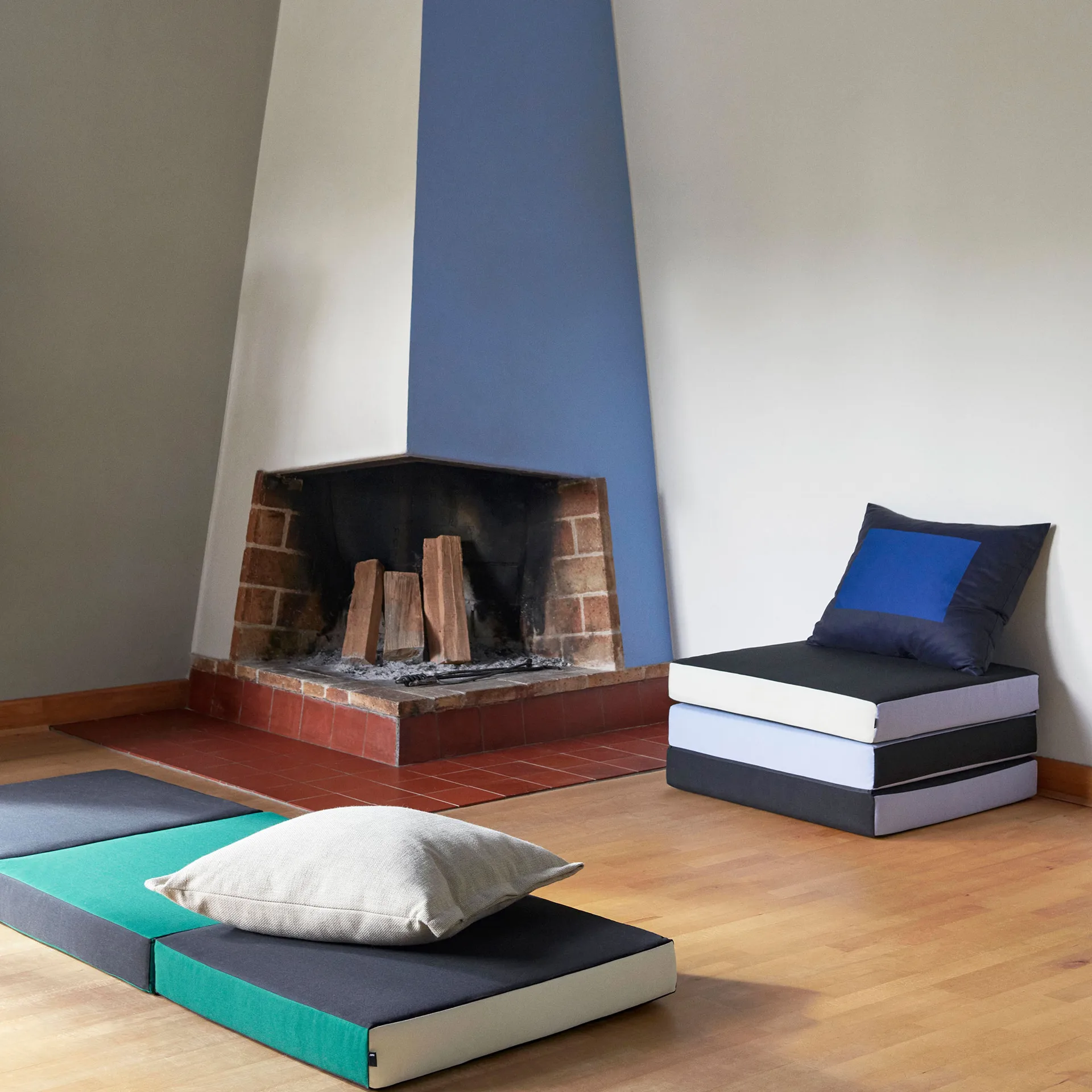 3-delt foldemadras 70x195 cm, Lavender HAY