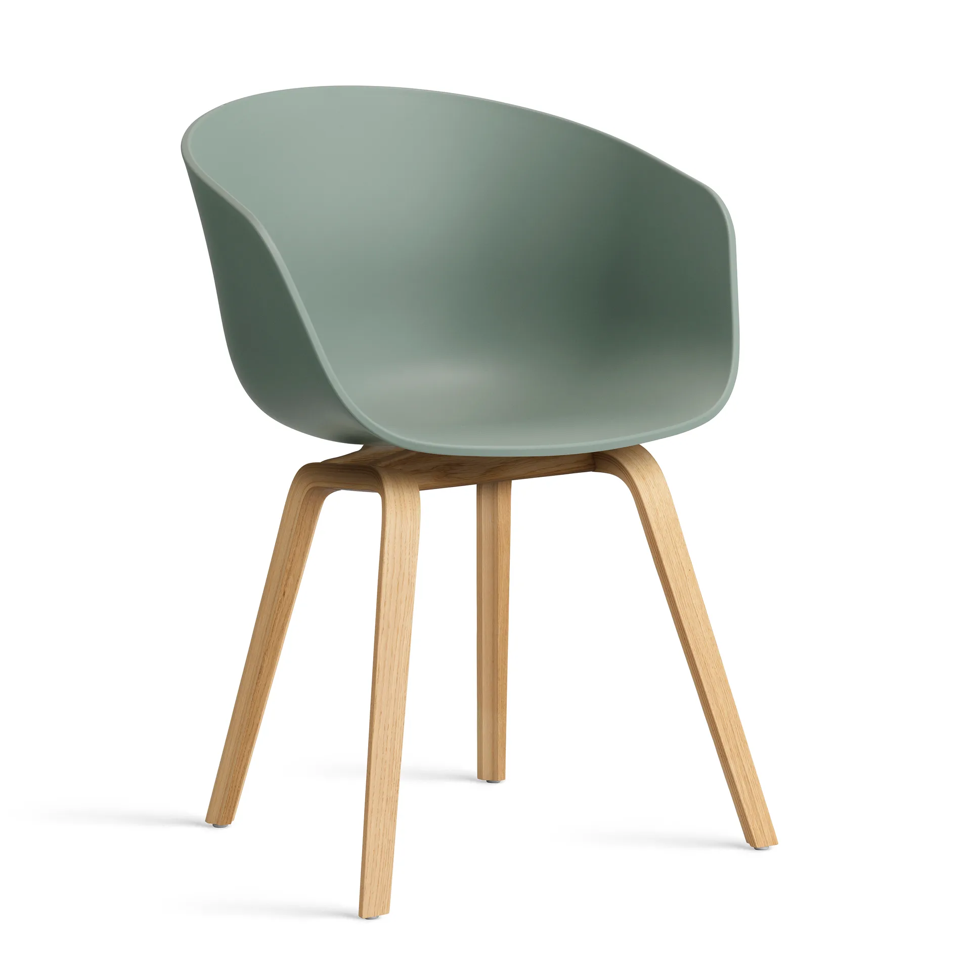 About a Chair 22 2.0 stol, Fall green-lakeret egestel HAY