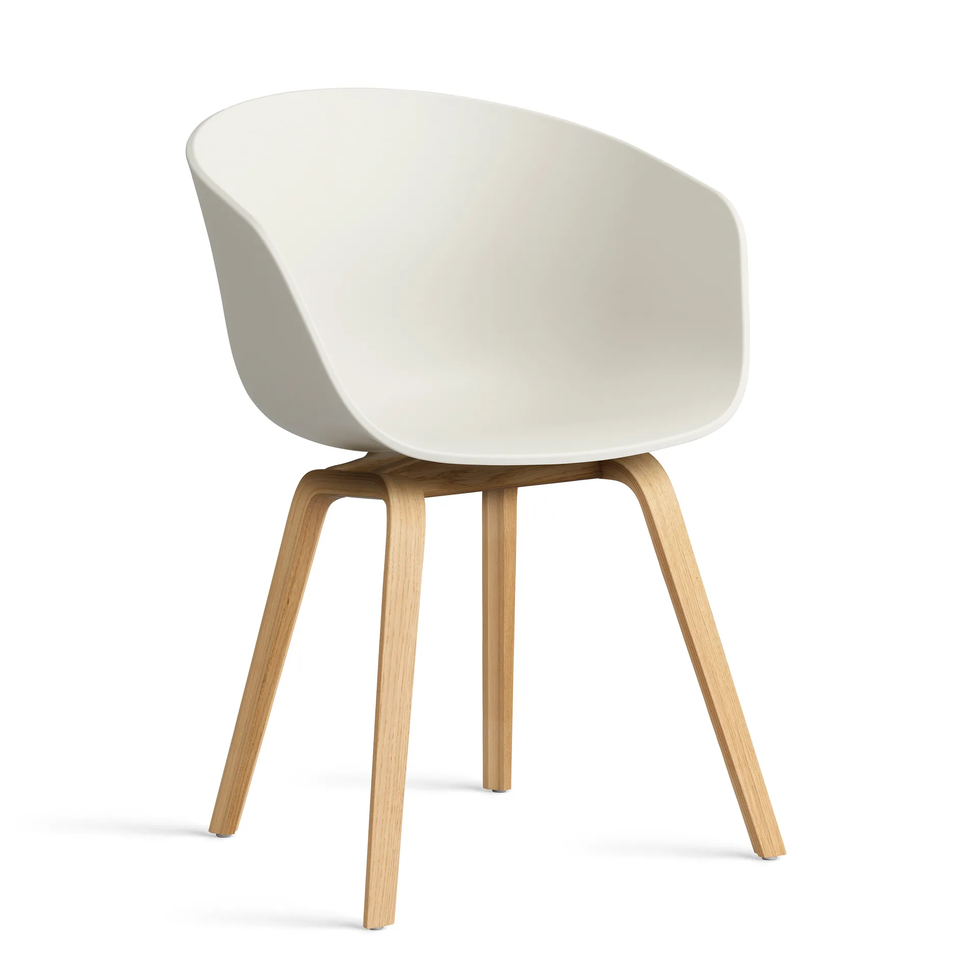 About a Chair 22 2.0 stol, Melange cream-lakeret egestel HAY