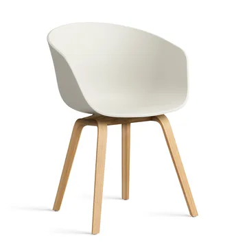 About a Chair 22 2.0 stol - Melange cream-lakeret egestel - HAY
