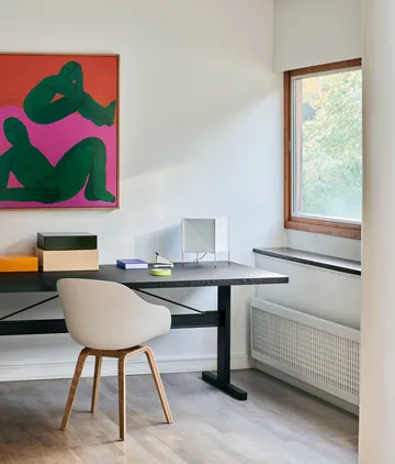 About a Chair 22 2.0 stol - Melange cream-lakeret egestel - HAY