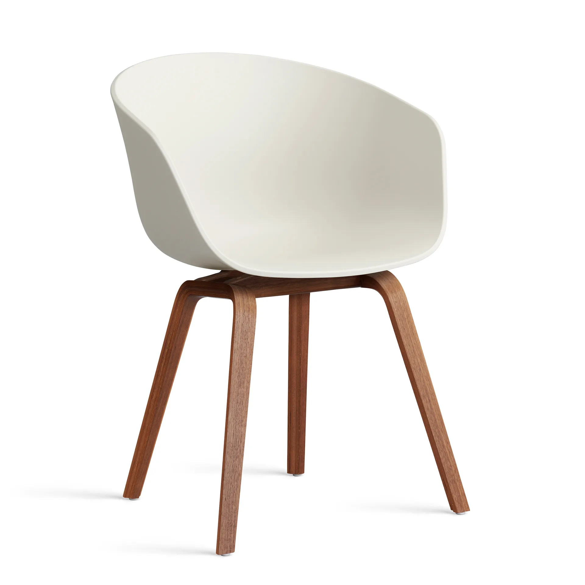 About a Chair 22 2.0 stol, Melange cream-lakeret valnødstel HAY
