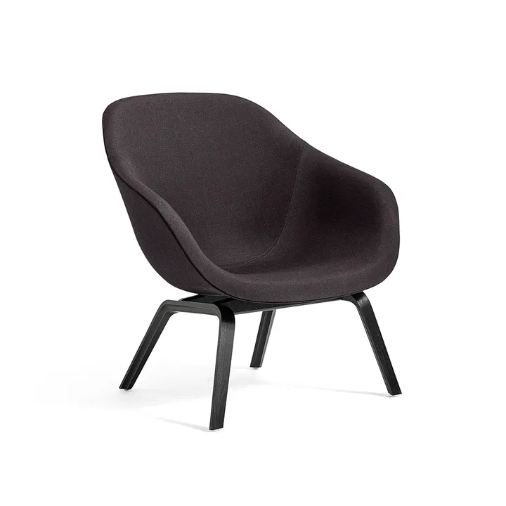 About a Lounge 83 loungestol - Black dark brown melange-sort egeben - HAY