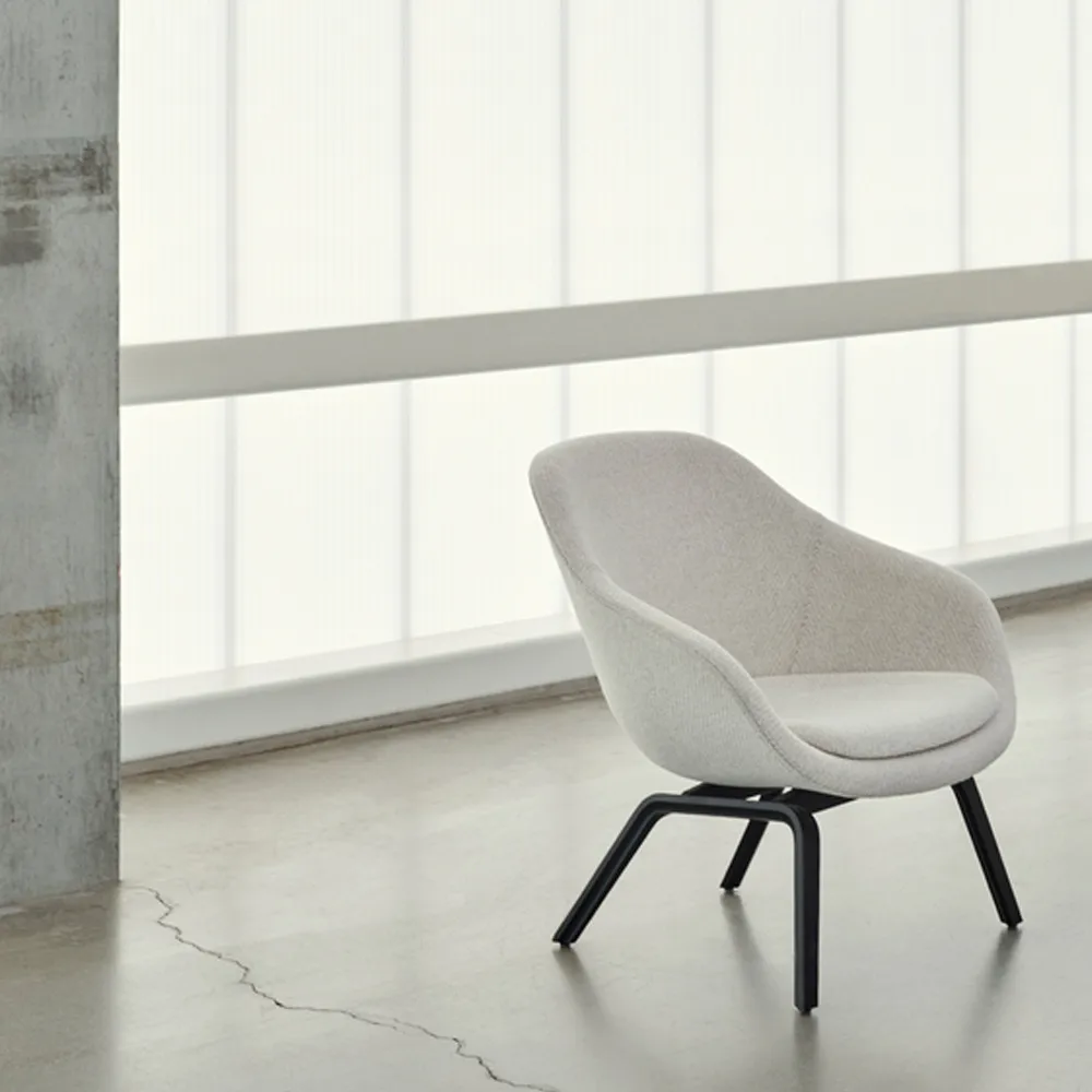 About a Lounge 83 loungestol, Remix 133 grey melange-egben HAY