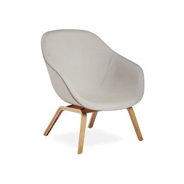 About a Lounge 83 loungestol - Steelcut trio 105 grey melange-egeben - HAY