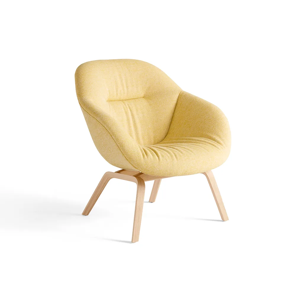 About a Lounge 83 Soft loungestol, Hallingdal 407 yellow-egeben HAY