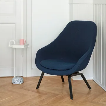 About a Lounge 93 lænestol - Remix 183 black-svart egeben - HAY