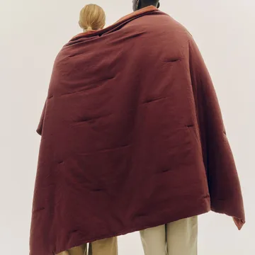 Air Quilt plaid - Iron red, 140x200 cm - HAY