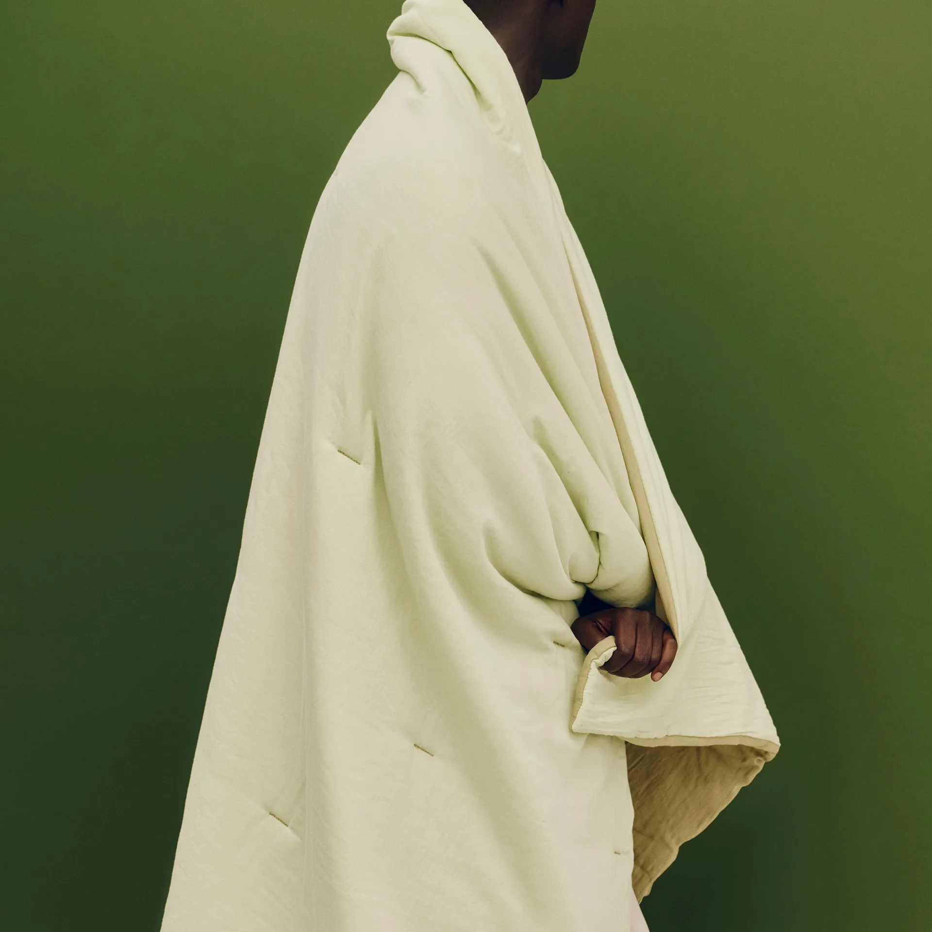 Air Quilt plaid, Soft yellow, 140x200 cm HAY