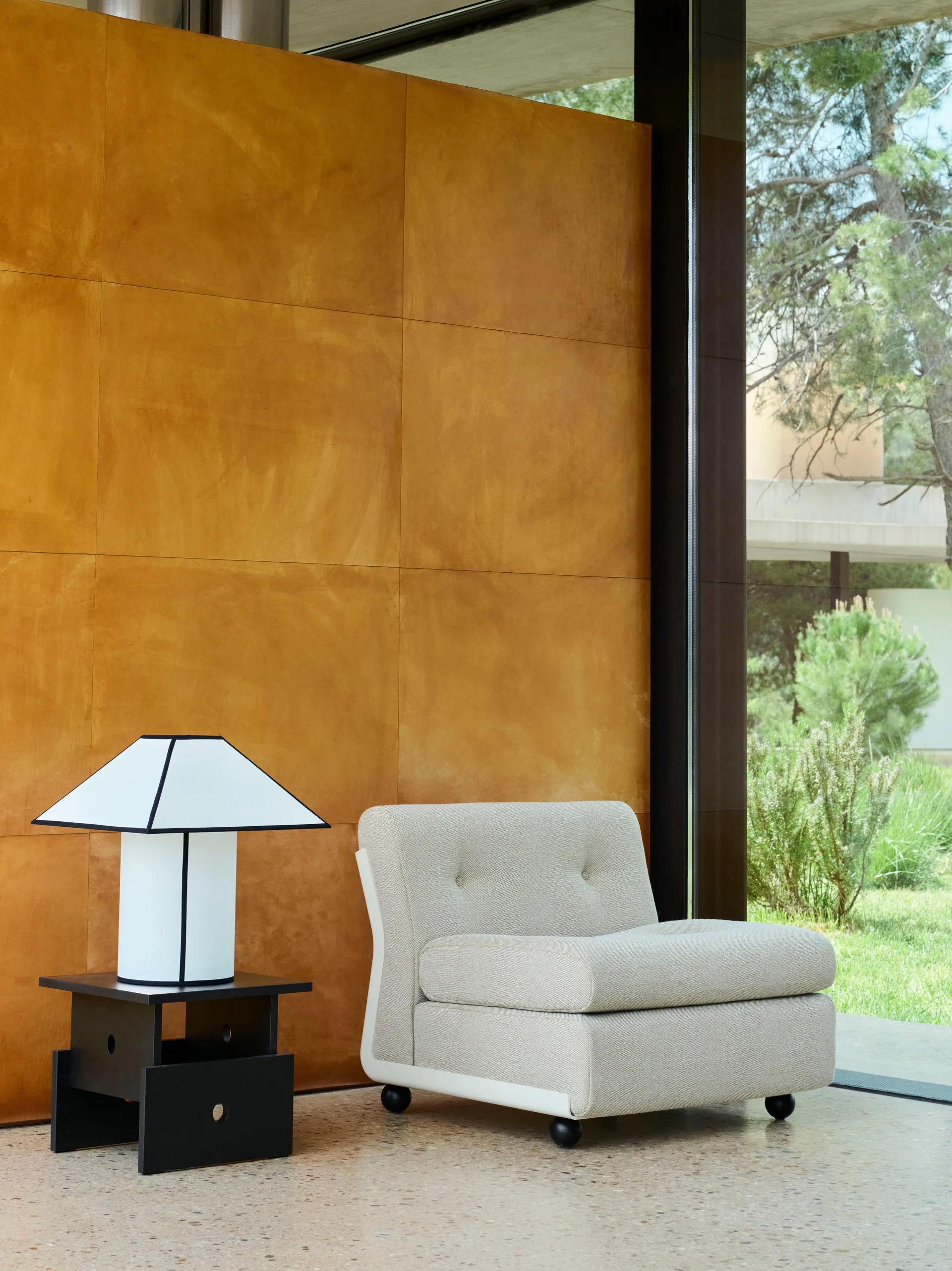 Amanta sofamodul, Cream beige-story 102, 1-sæde/lænestol HAY