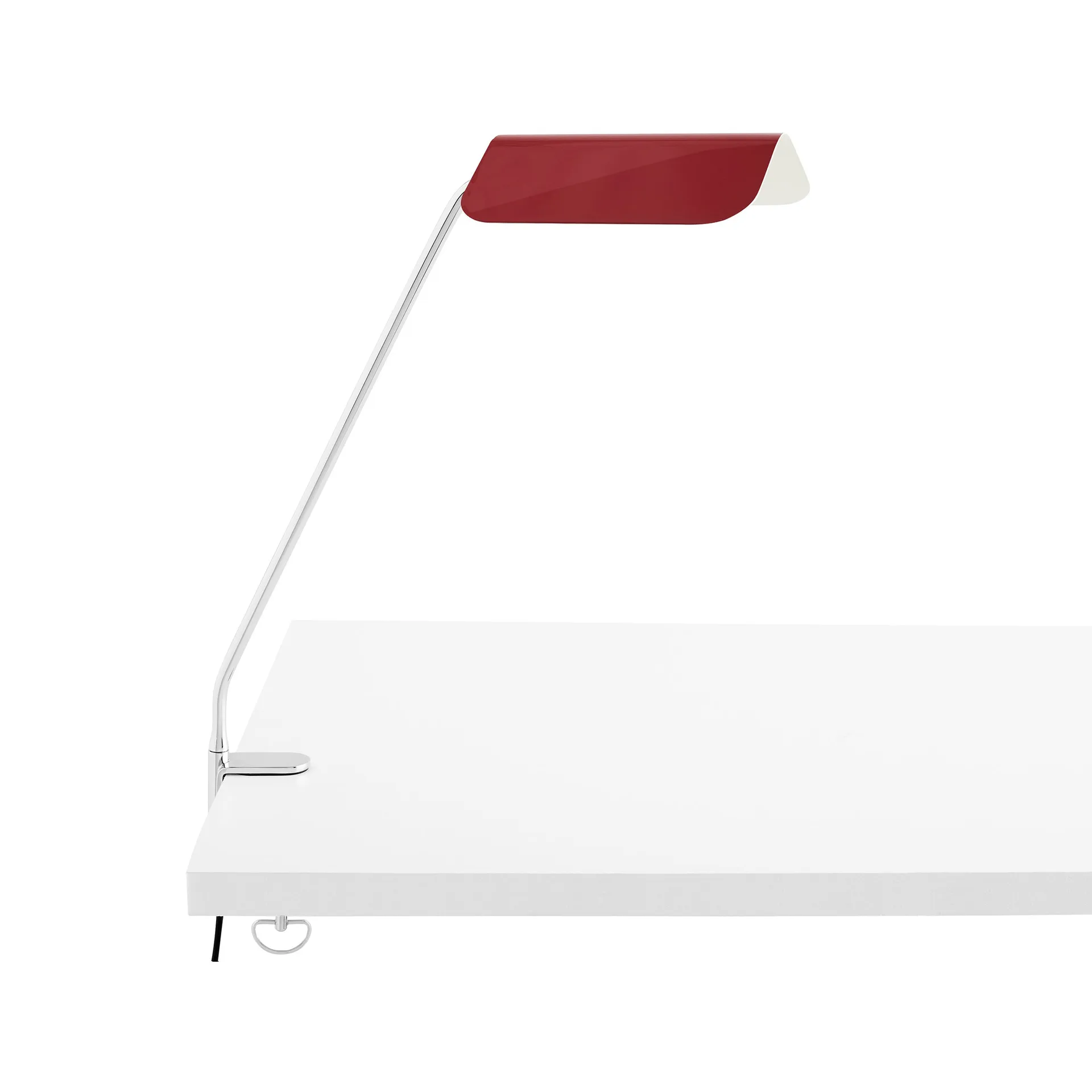 Apex Clip skrivebordslampe, Maroon red HAY