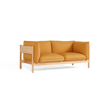 Arbour ECO 2-personers sofa - Stof vidar 472 mustard-voksolieret egestel - HAY