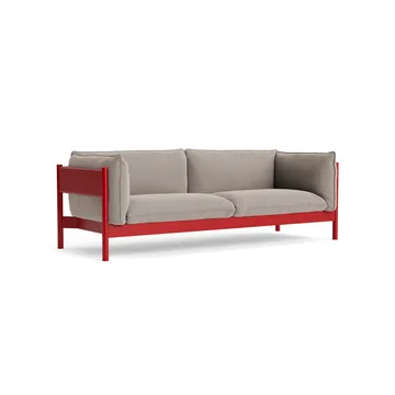 Arbour ECO 3-personers sofa - Beige-vinrød bøg - HAY