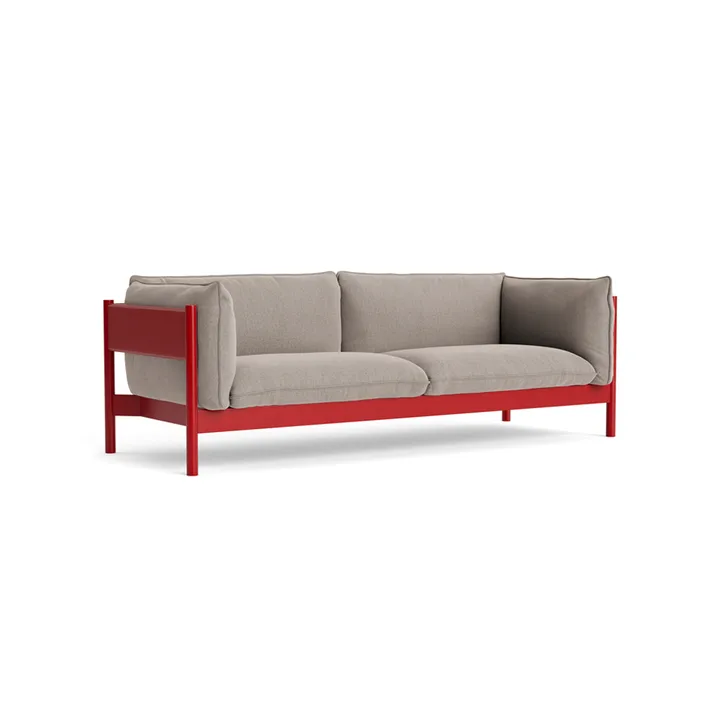 Arbour ECO 3-personers sofa - Beige-vinrød bøg - HAY