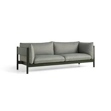 Arbour ECO 3-personers sofa - Green-flaskgrøn bøg - HAY