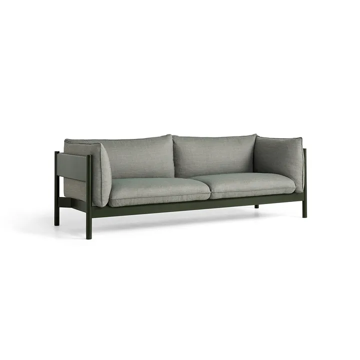 Arbour ECO 3-personers sofa - Green-flaskgrøn bøg - HAY