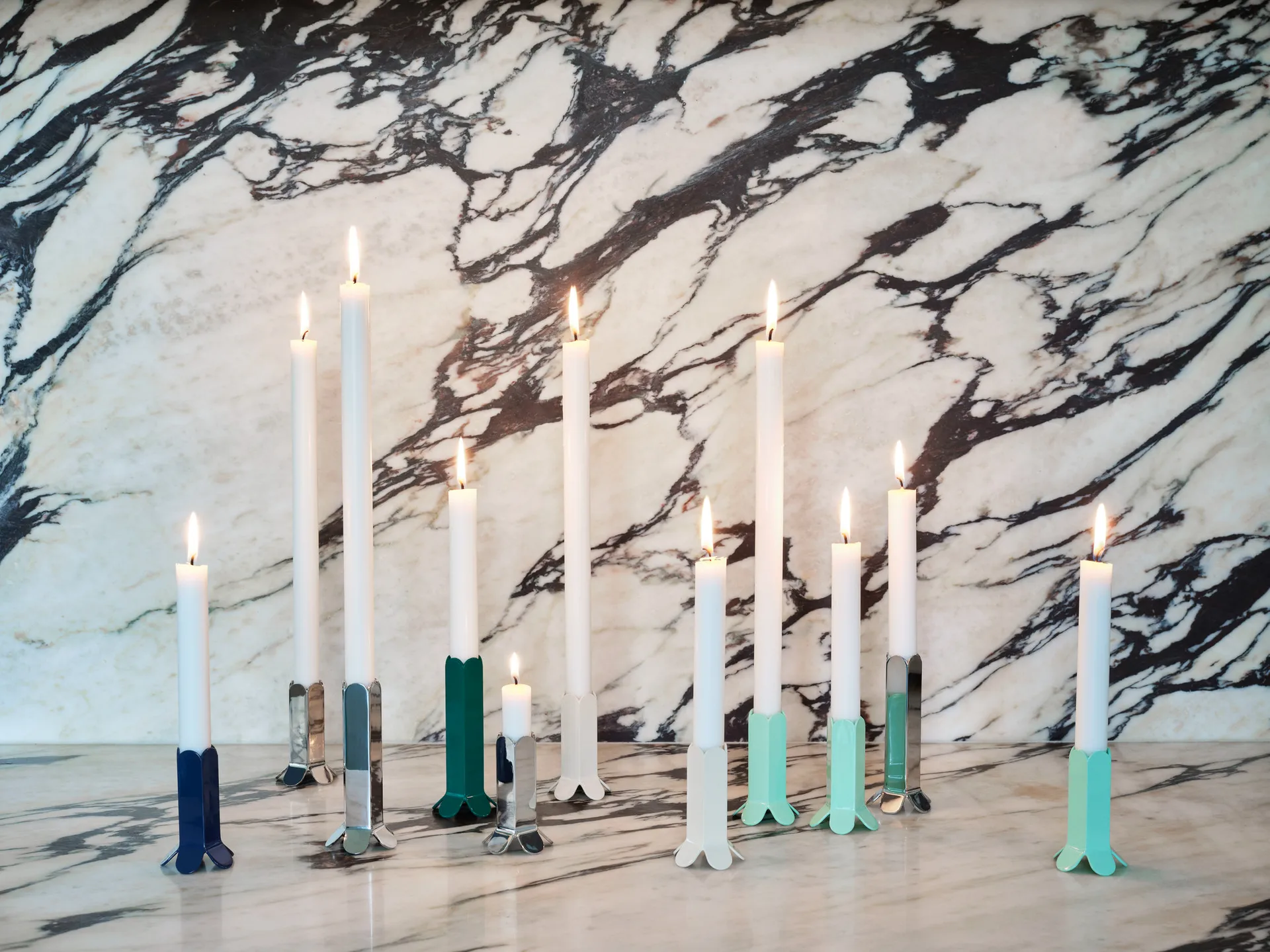 Arcs lysestage 13 cm, Mirror HAY