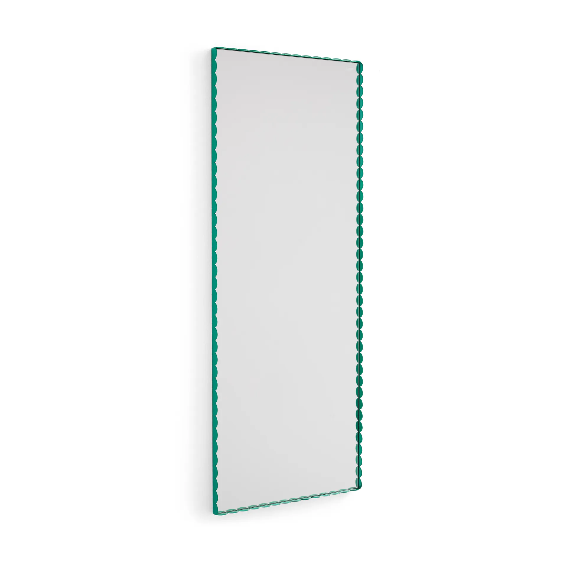 Arcs Mirror Rectangle S spejl 50x133,5 cm, Green HAY