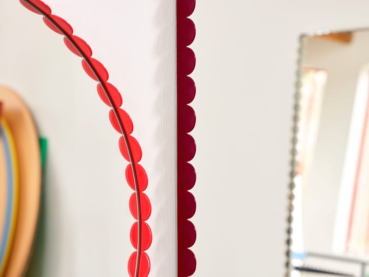 Arcs Mirror spejl Ø60 cm, Red HAY