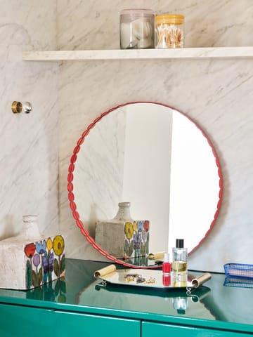 Arcs Mirror spejl Ø60 cm - Red - HAY