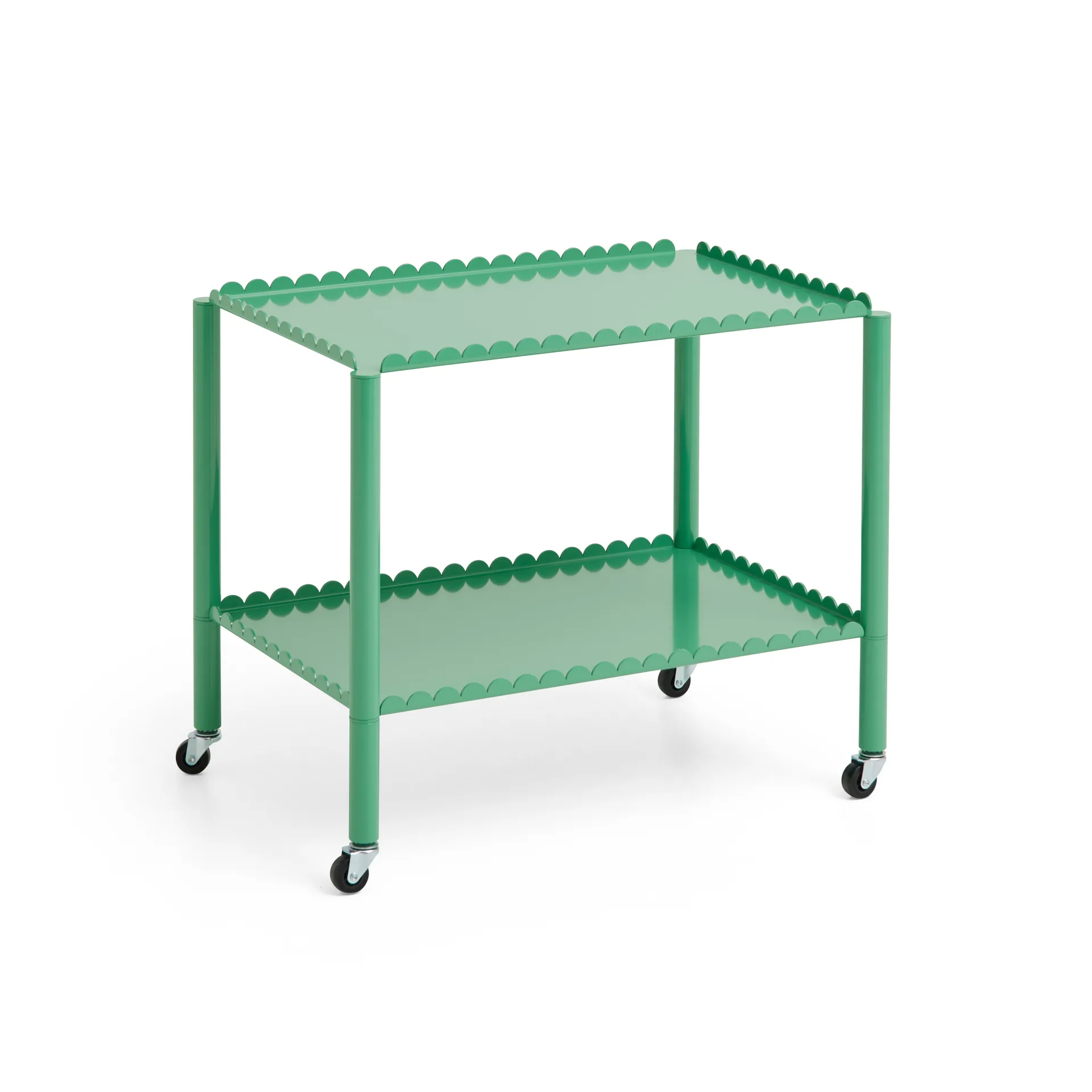 Arcs Trolley Low serveringswogn, Soft jade HAY