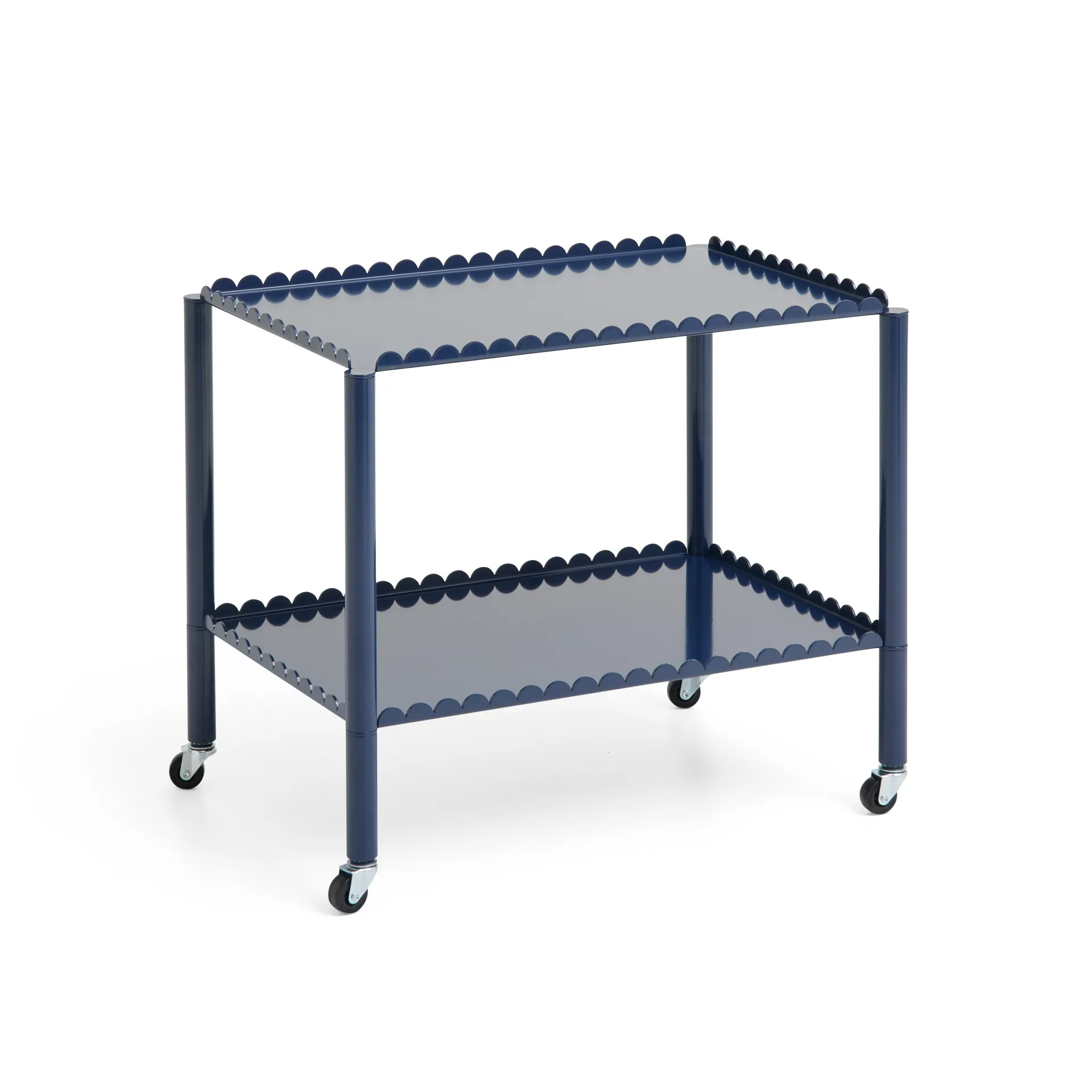 Arcs Trolley Low serveringswogn, Steel blue HAY
