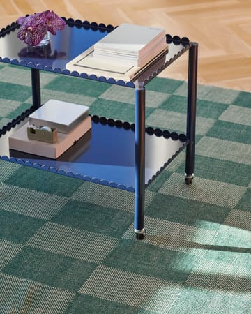 Arcs Trolley Low serveringswogn - Steel blue - HAY