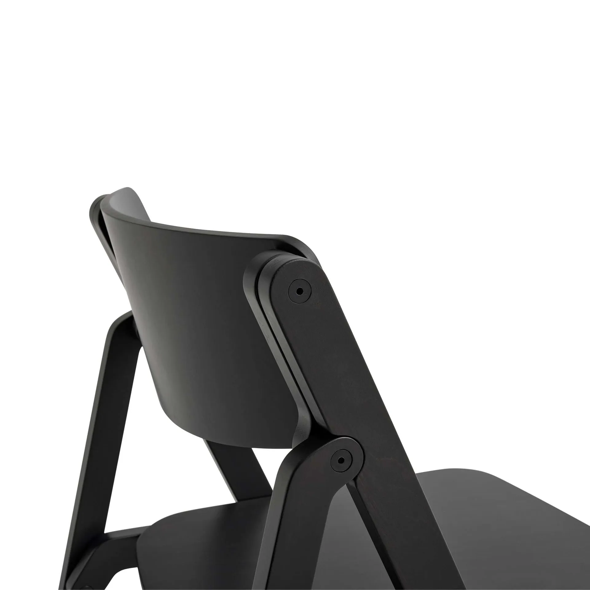 Backflip Chair stol, Anthracite lakeret bøg HAY