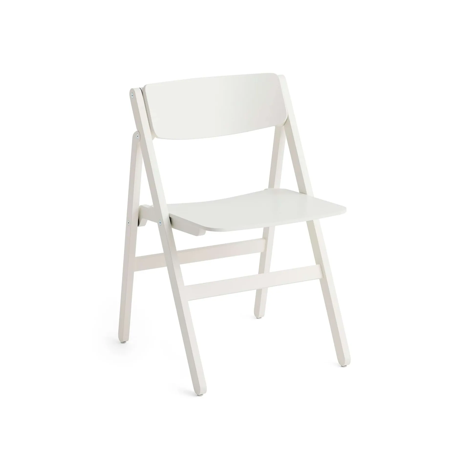 Backflip Chair stol, Cream white lakeret bøg HAY