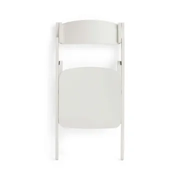 Backflip Chair stol - Cream white lakeret bøg - HAY