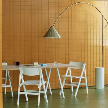 Backflip Chair stol - Cream white lakeret bøg - HAY