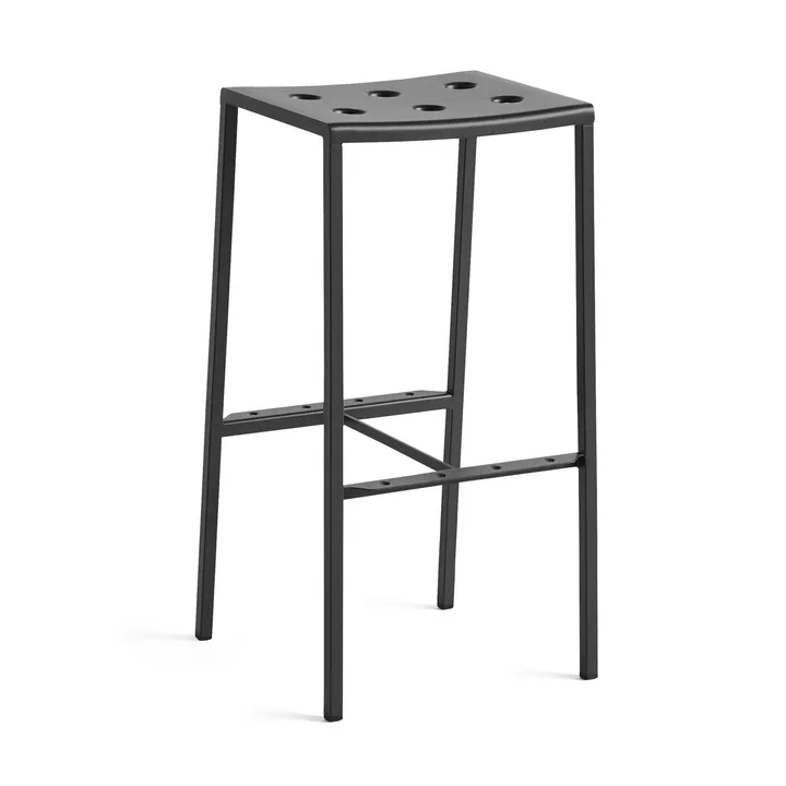 Balcony barstol høj 75 cm - Anthracite - HAY