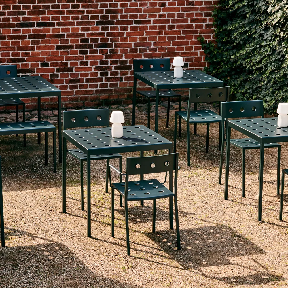 Balcony bord, chalk beige, 144 cm HAY