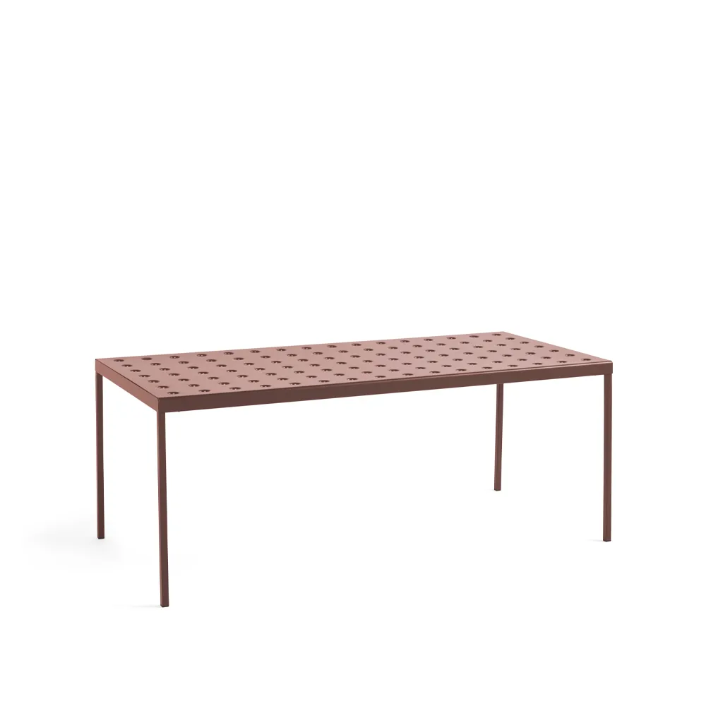 Balcony bord, iron red, 190 cm HAY