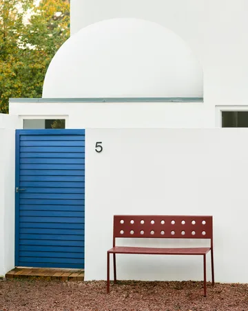 Balcony Dining bænk 114x52 cm - Iron red - HAY