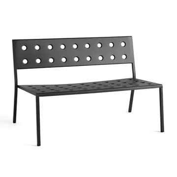 Balcony Lounge bænk 113,5x69 cm - Anthracite - HAY
