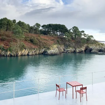 Balcony stol - dark forest - HAY