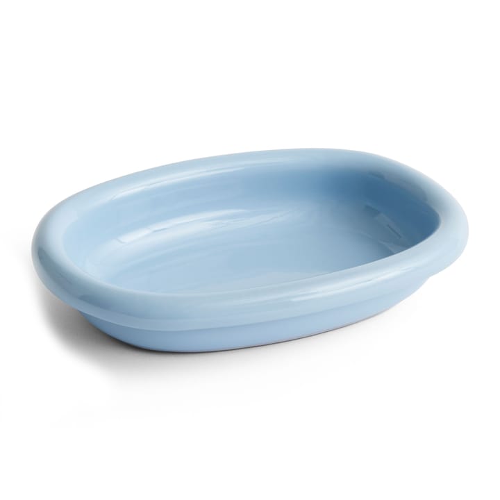 Barro ovalt serveringsfad small 20x27,5 cm - Light blue - HAY