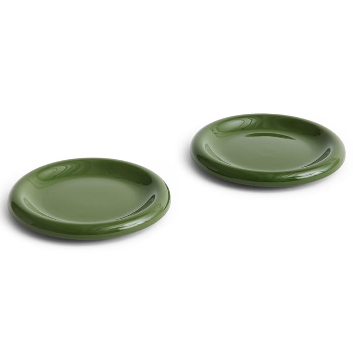 Barro tallerken Ø18 cm 2-pak - Green - HAY