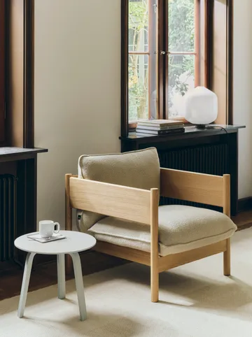 Bella sofabord - Eucalyptus water, Ø45x39 cm - HAY