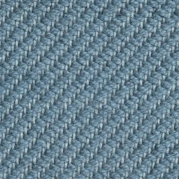 Bias tæppe 140x200 cm - Light blue - HAY