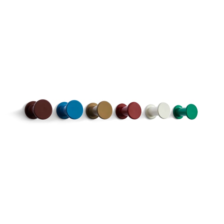 Bolt krog 2-pak Ø2,8 cm, Red HAY