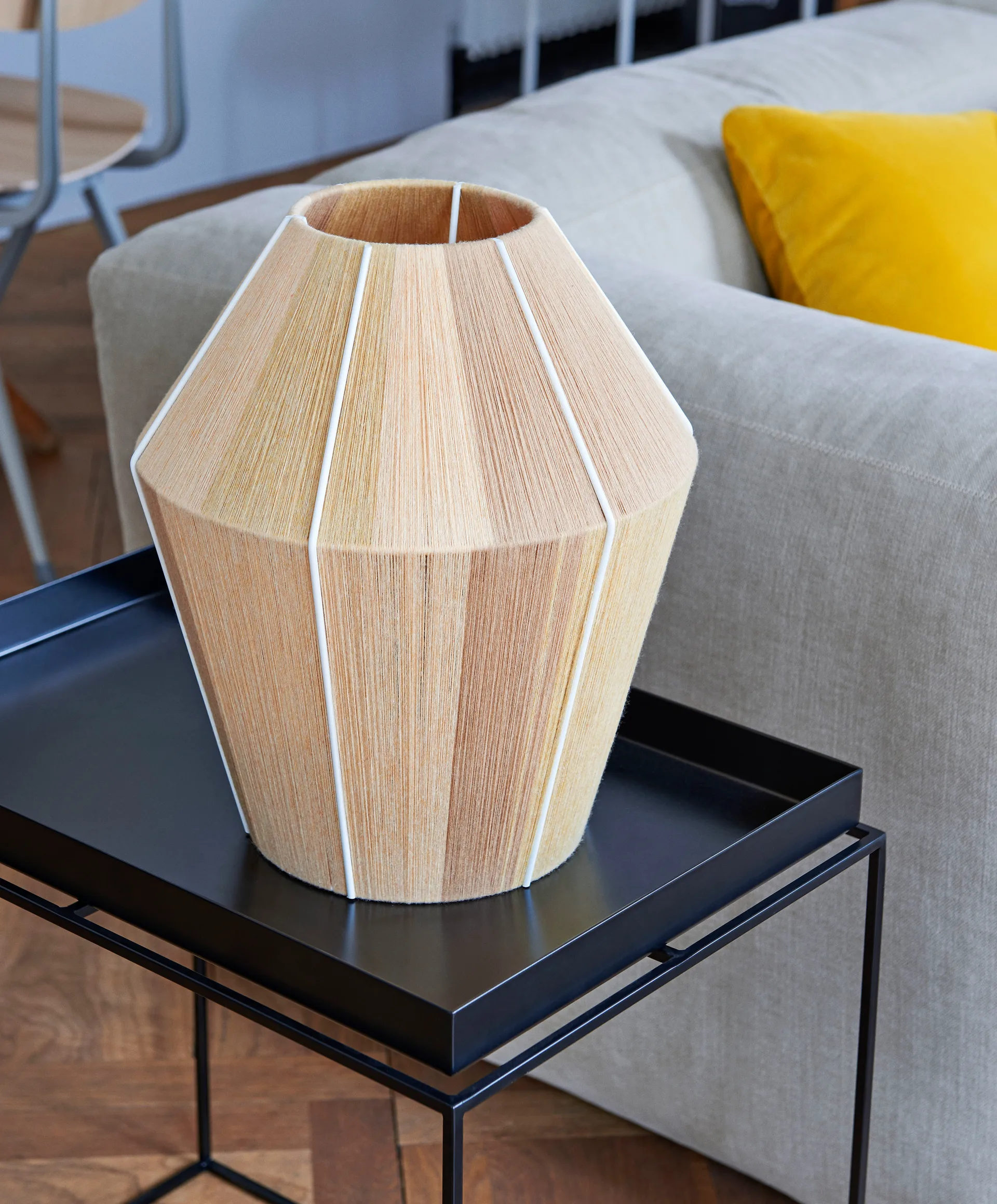 Bonbon Shade lampeskærm Ø32 cm, Yellow melange HAY